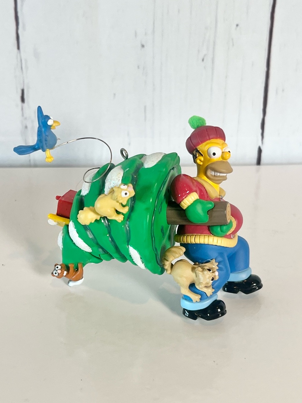 The Simpsons Vintage Homer D’oh Tannenbaum Talking Christmas Ornament